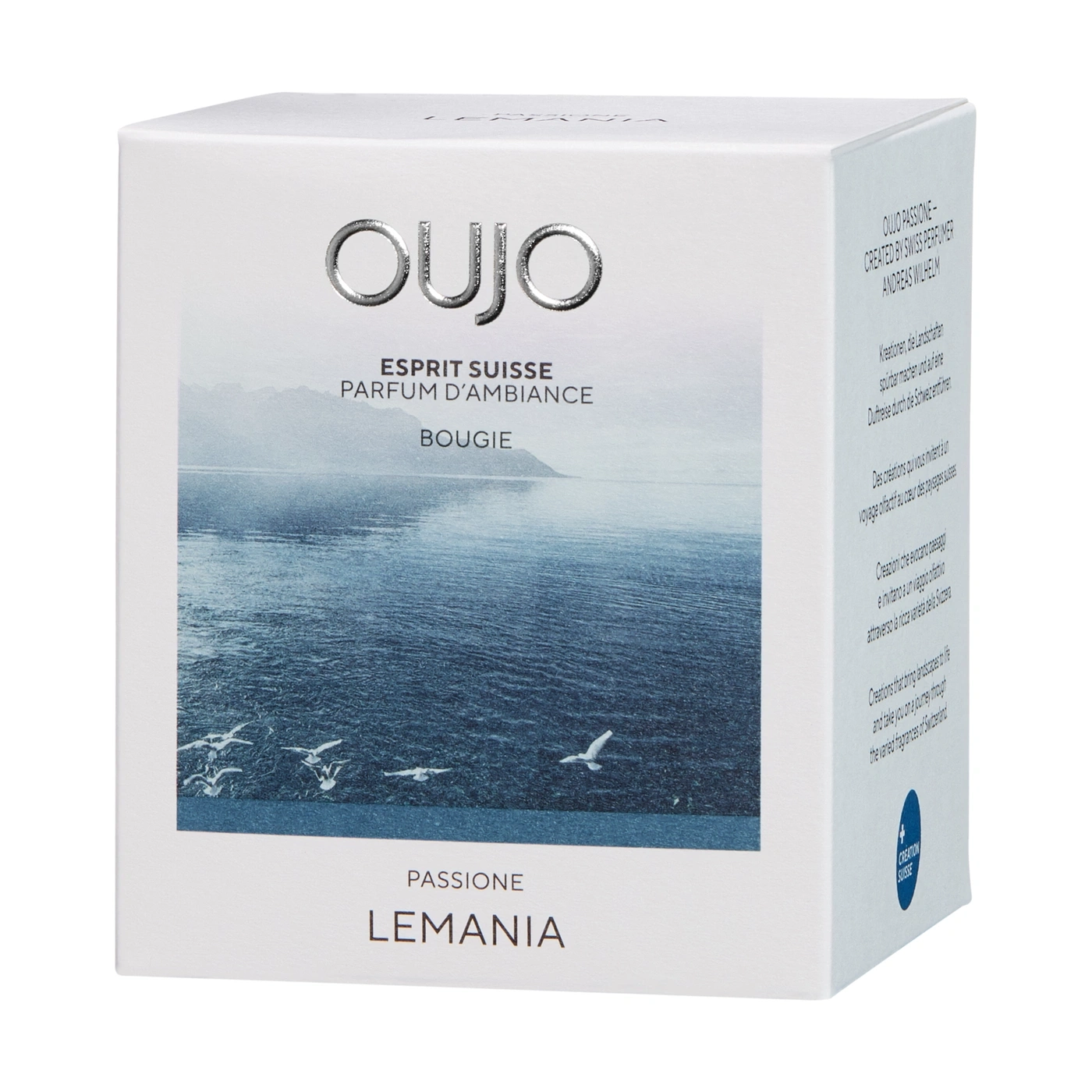 Kerze "Passione Lemania" mit Schweizer Duftkreationen von Oujo